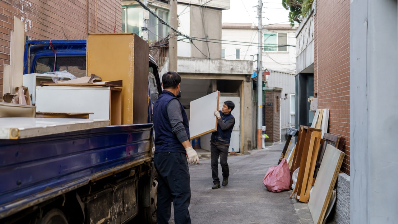 군산 철거·원상복구 세부 확인 사진